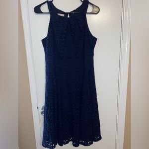 Women’s Size 10 Sleeveless Navy Dress